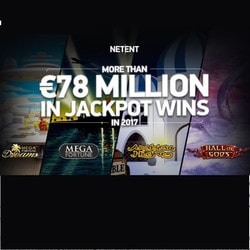 Netent Progressisives Jackpots : more than 78 million paid out in 2017
